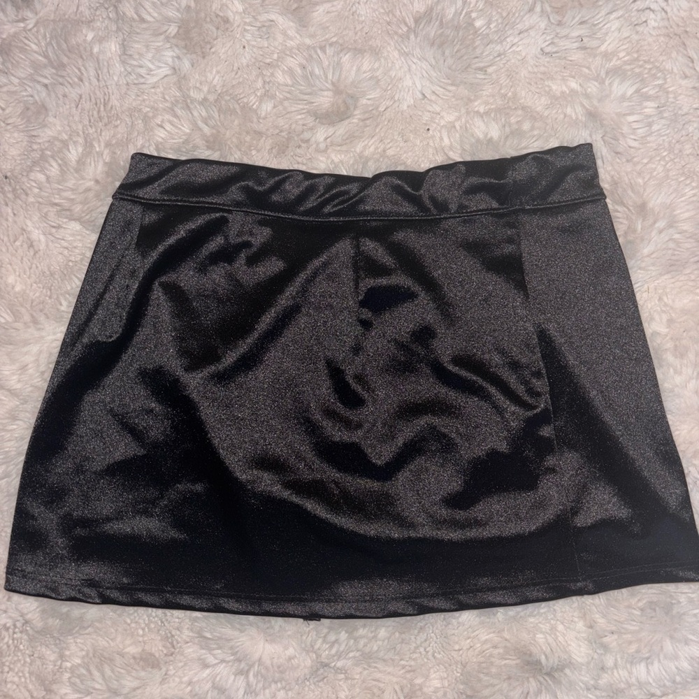 Urban Outfitters Shimmering Black Mini Skirt